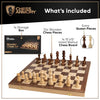 Load image into Gallery viewer, Chess Armory Chess Sets 15 Inch Magnetic Wooden Chess Set Board Game for Adults and Kids with Extra Queen Pieces