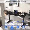 Load image into Gallery viewer, Monomi Electric Standing Desk, 55 x 28 inches Height Adjustable Desk, Ergonomic Home Office Sit Stand Up Desk with Memory Preset Controller (Natural Top/White Frame)